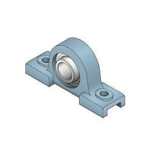 Palier à semelle pour embout rond sans clavette D55